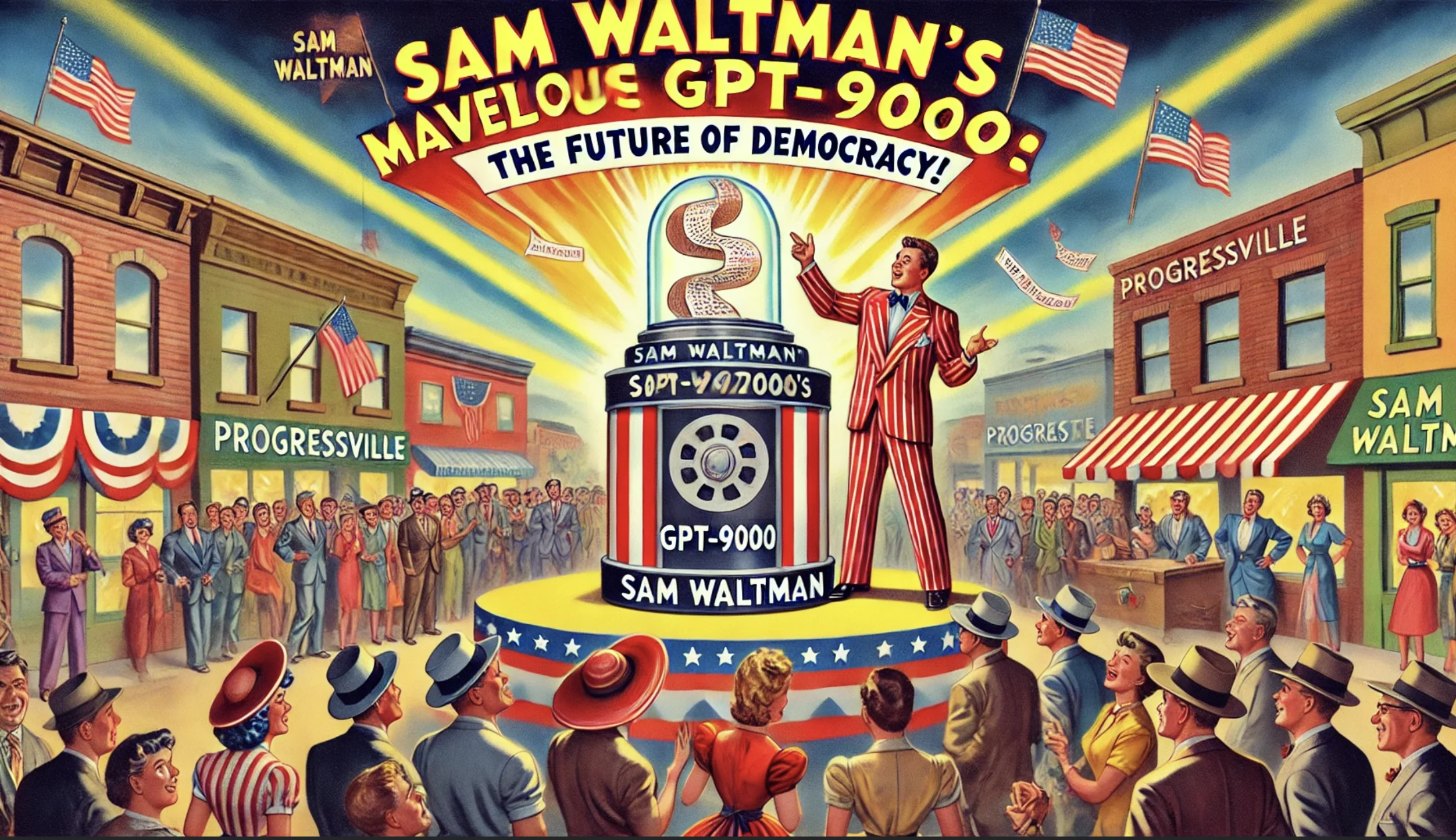 Digital democracy concept with voting and technology